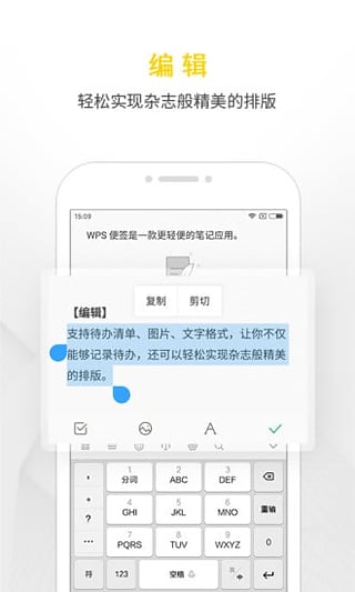 WPS便签截图