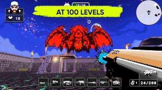 Doom pixel shooter 3d游戲中文手機版截圖