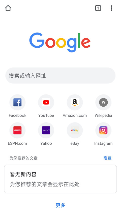 Google Chrome安卓版下载截图