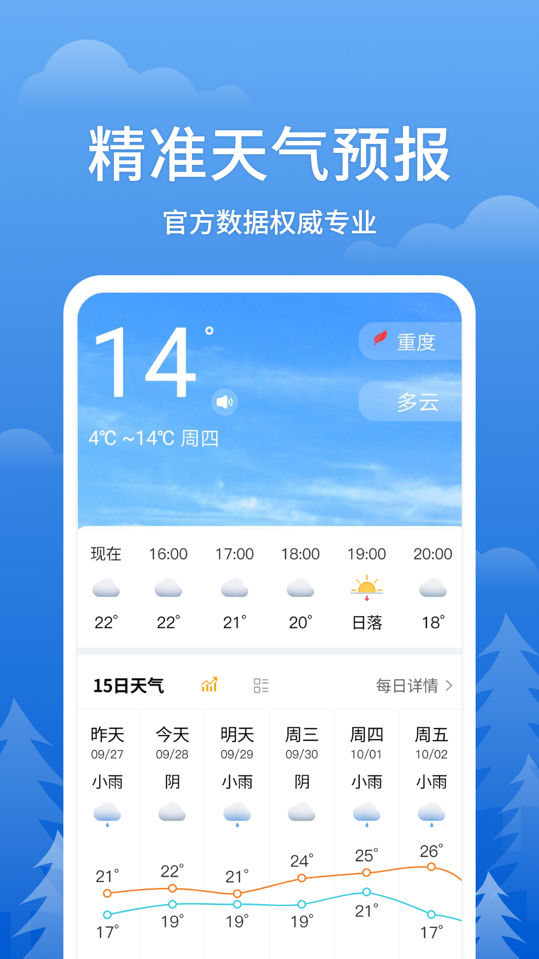 即刻天气预报免费下载截图