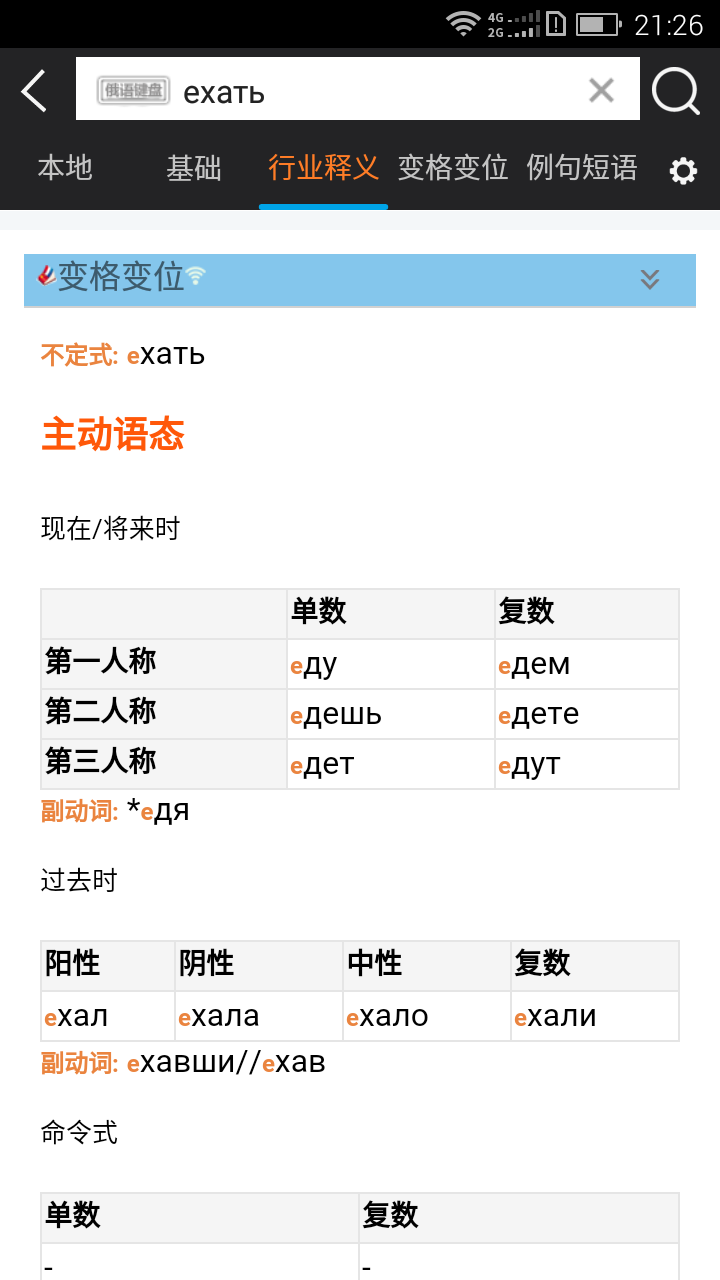 千亿词霸俄语词典下载官方免费截图