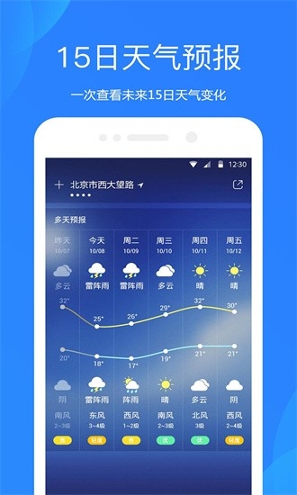 oppo天气预报下载截图